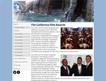 Tablet Screenshot of calfilmawards.com
